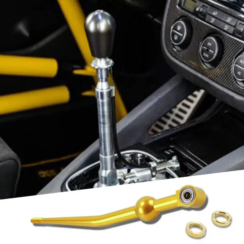 

Universal Racing Shift Lever Manual Dual Bend Short Shifter Gears Aluminum Single Bend Short Throw Shifter Car Accessories