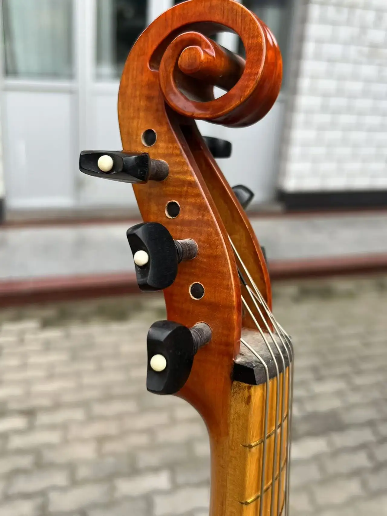 Broque style excellent Maestro 6 strings 15"(380mm) basses viola da gamba #11187