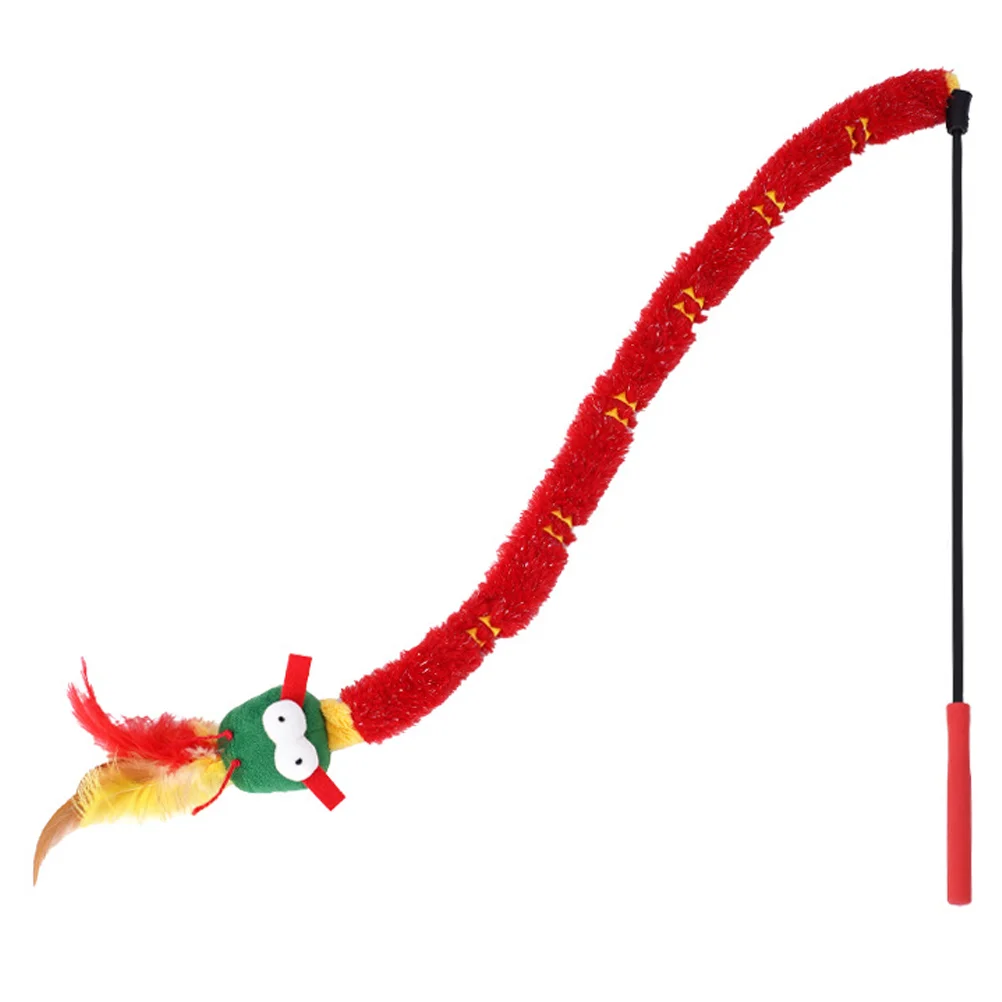

Toys Cat Teaser Wand Supplies Gadgets Cute Wands for Indoor Cats Multifunctional
