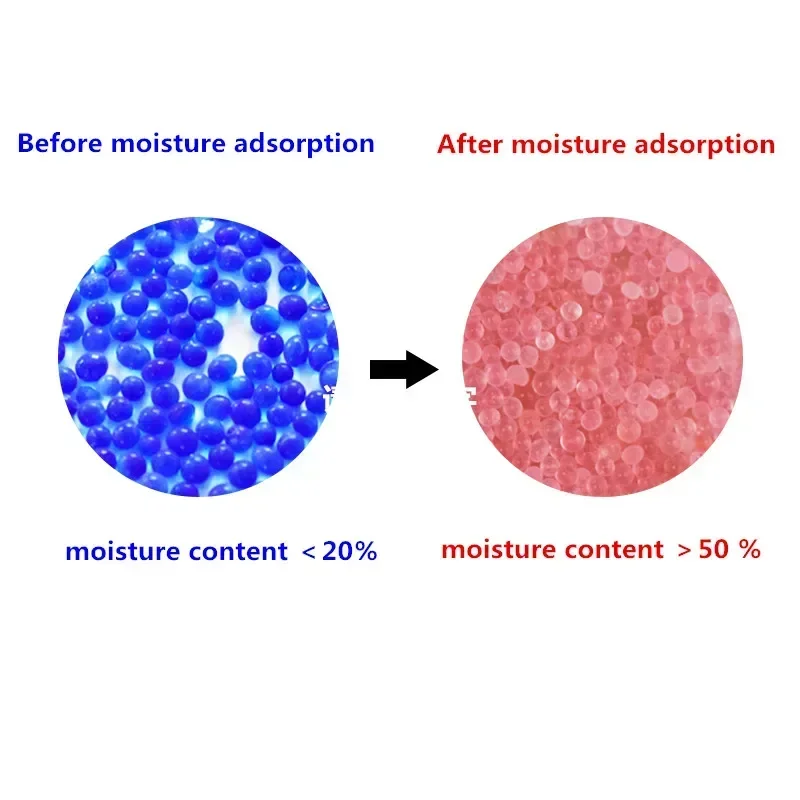 500g Hibest Price Blue Silica Gel Indicating Bead Chemical Desiccant
