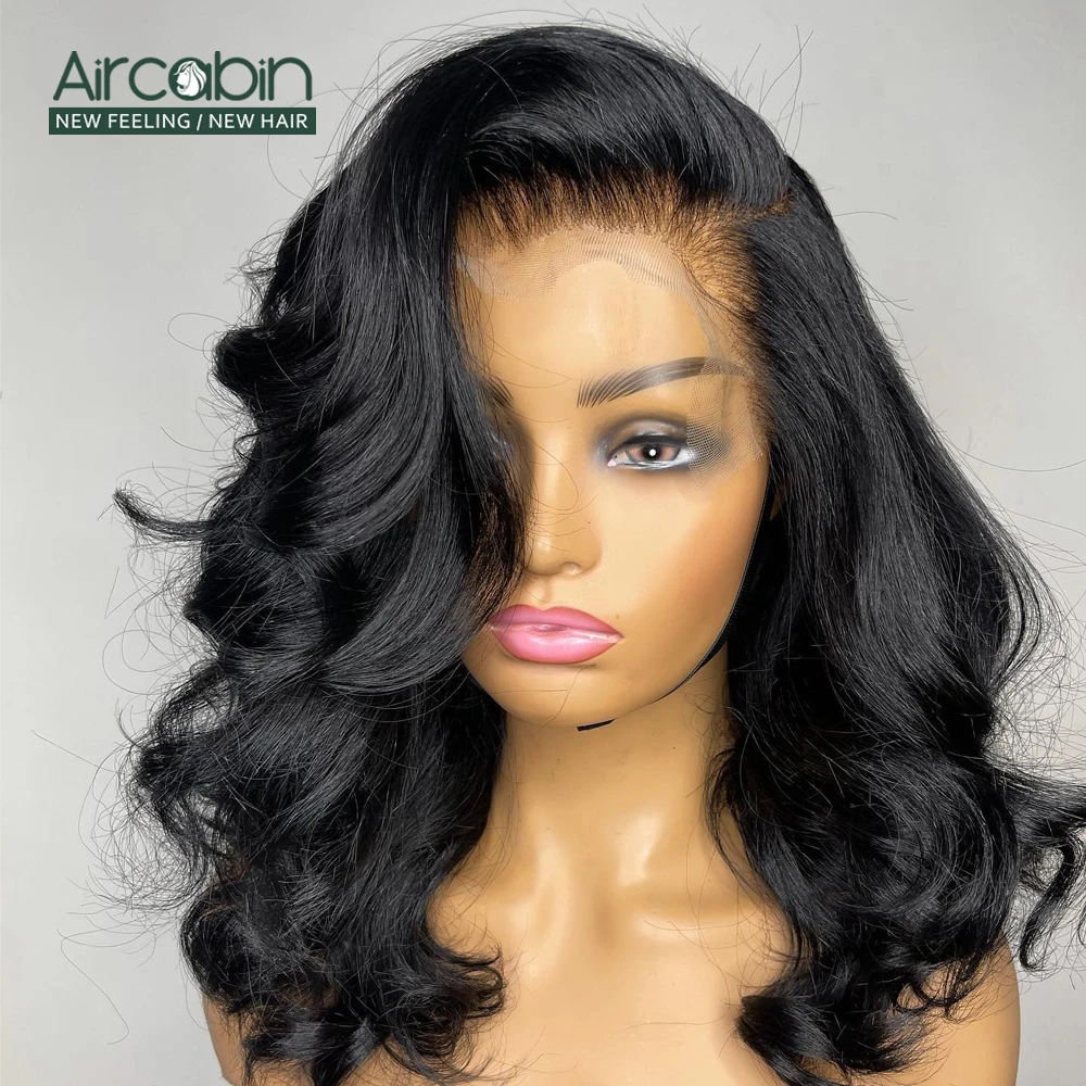 

Body Wave Short Bob Wig Human Hair Pre Plucked Brazilian Hair T Part Lace Body Wave Bob Human Hair Wigs For Women