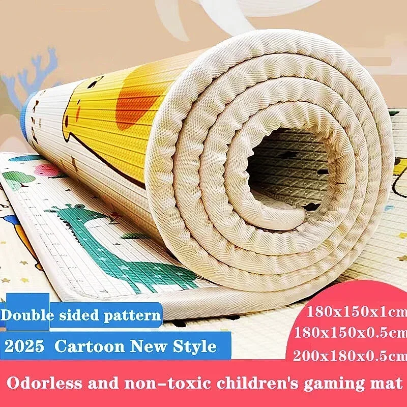 Large Size New Thick Baby Crawling Play Mats Environmentally Friendly Folding Mat Carpet Play Mat for Children's Safety Rug Gift