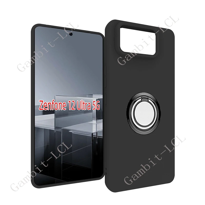Premium Shockproof Phone Case with Back Ring Holder