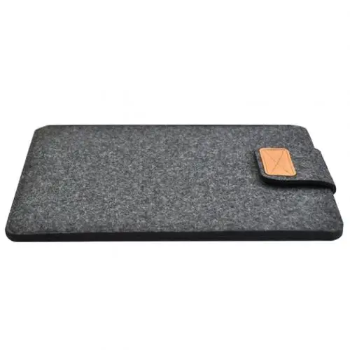 Waterproof Slim Felt Laptop and Tablet Sleeve with Storage Compartments
