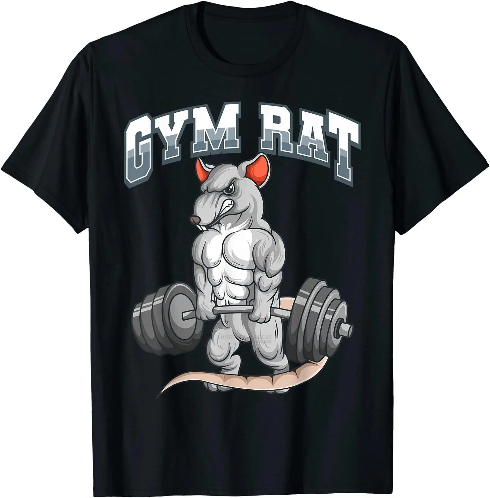 Black Gymrat T-shirt With Silk