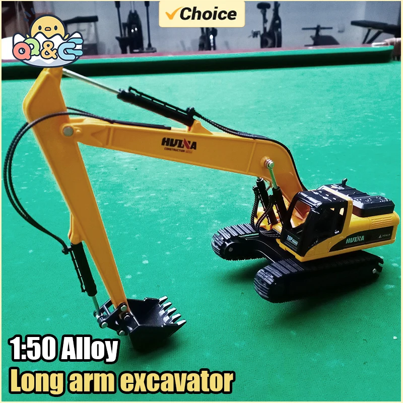 Metal Diecast Excavator Model Toy for Kids