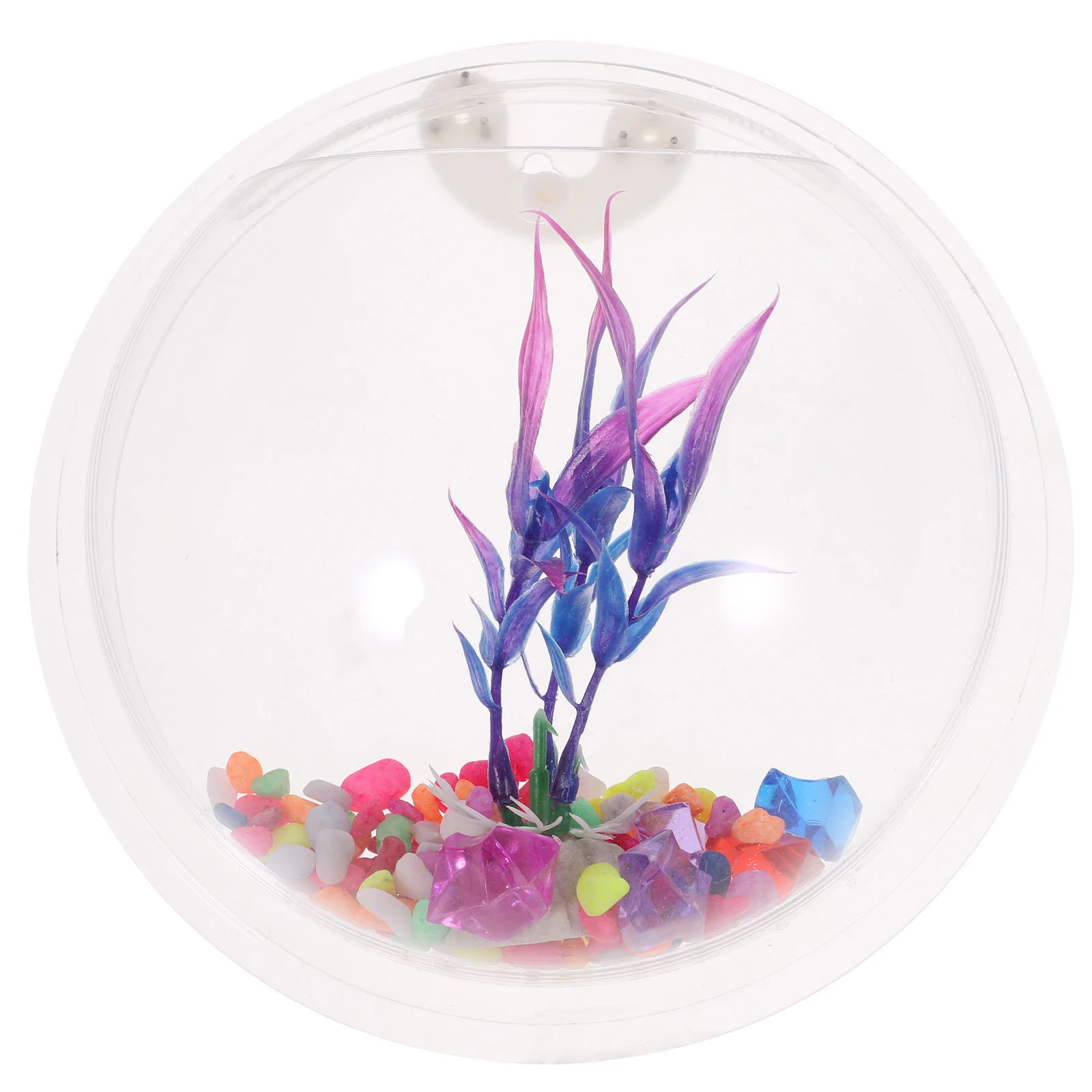 

Wall Hanging Acrylic Aquarium Transparent Creative Wall Mounted Acrylic Fish Bowl Hanging Aquarium Fish Tank Home Decor