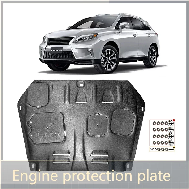 

For Lexus RX350 2013-2015 Under Engine Guard Board Splash Shield Mud Fender Plate Cover Black Car Mudflap Mudapron Mudguard Lid