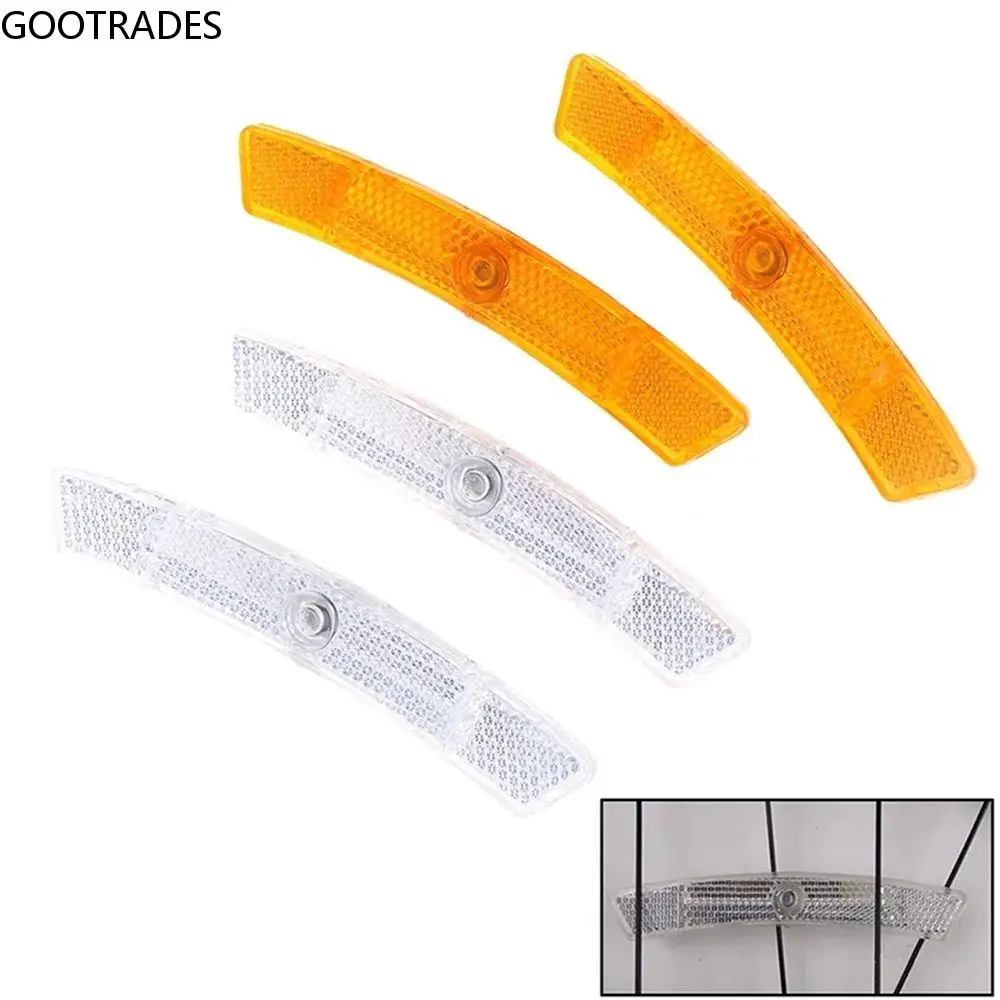 Plastic Cycling Reflective Mount Reflect Light Safety Warning Spoke Reflector Reflective Sheet Bicycle Spoke Tube Reflector