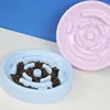 Dog slow food bowl choke prevention Small and medium-sized dog slow food bowl anti upset round thickened pet supplies 3