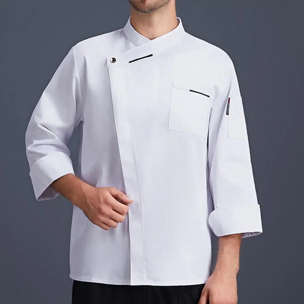 Chef Uniform Unisex Kitchen Bakery Catering work Cook Short Sleeve shirt Breathable Chef Jacket Bakery Tops chef uniform