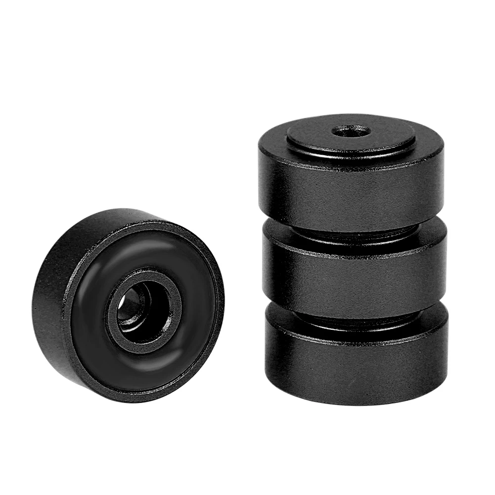 Amplifier Pad Aluminum Alloy Shock Absorption Speaker Spikes Stand Feet 4Pcs 20x8mm for Stereo Speakers Amplifiers