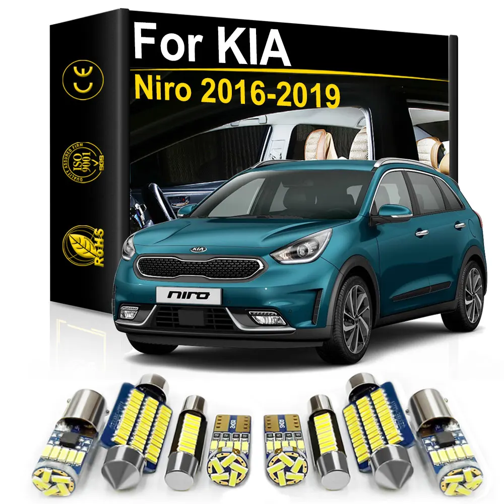 For KIA Niro 2016 2017 2018 2019 2020 Hybrid Car Interior LED Light Canbus Auto  Accessories Dome Map Trunk License Plate Lamp - AliExpress