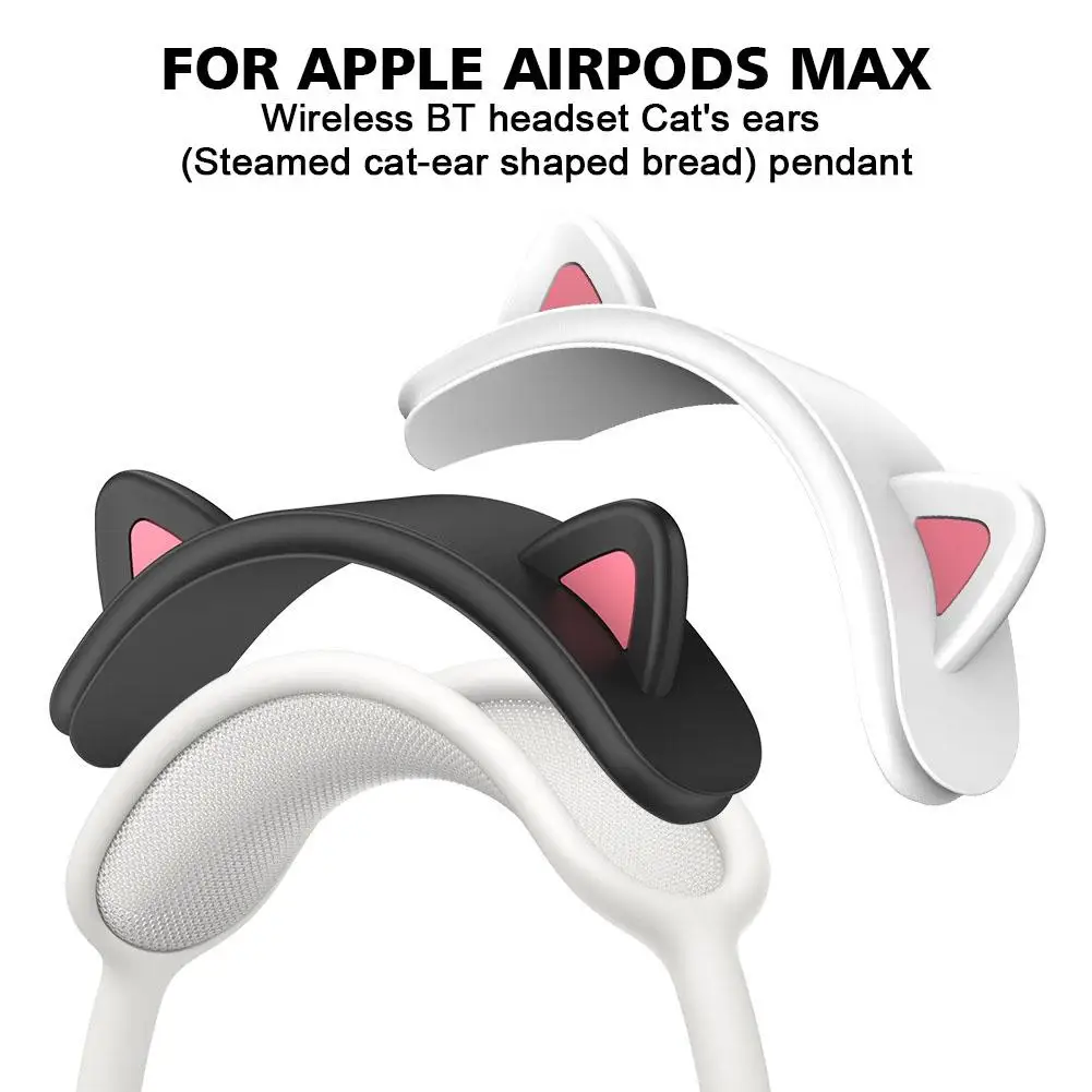 Per Apple Airpod Max 2020 Cute Cat Ears Custodia Protettiva In Silicone Morbido Per Cuffie Cover Di Ricambio Per Ragazza