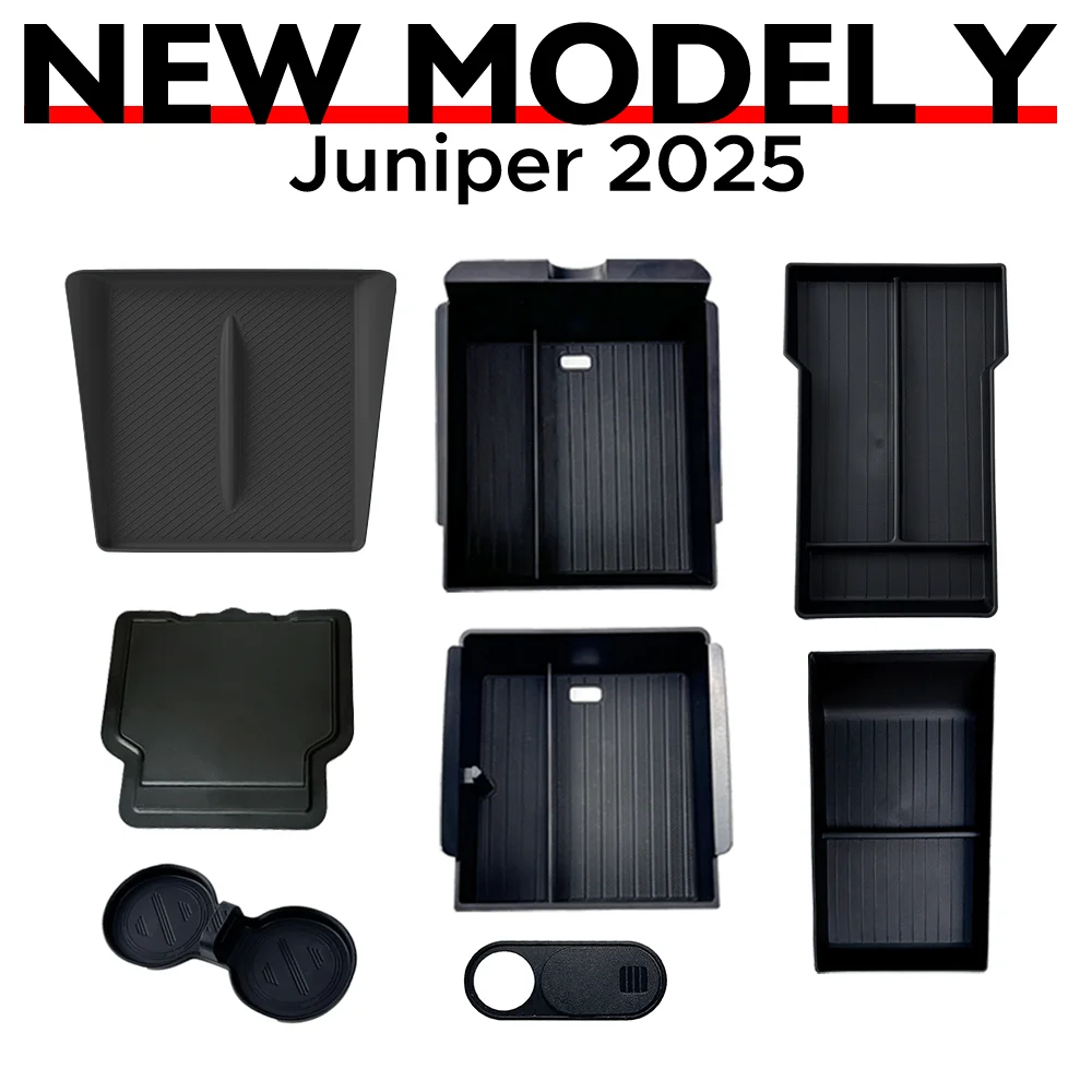 Innovative Console & Armrest Storage Box with Non-Slip Silicone Mat