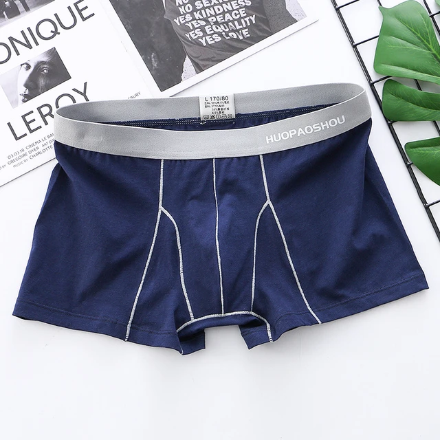 Red Mens Underwear Men'S Casual Draw Breathable Brief Comfortable Underpants  Nylon 