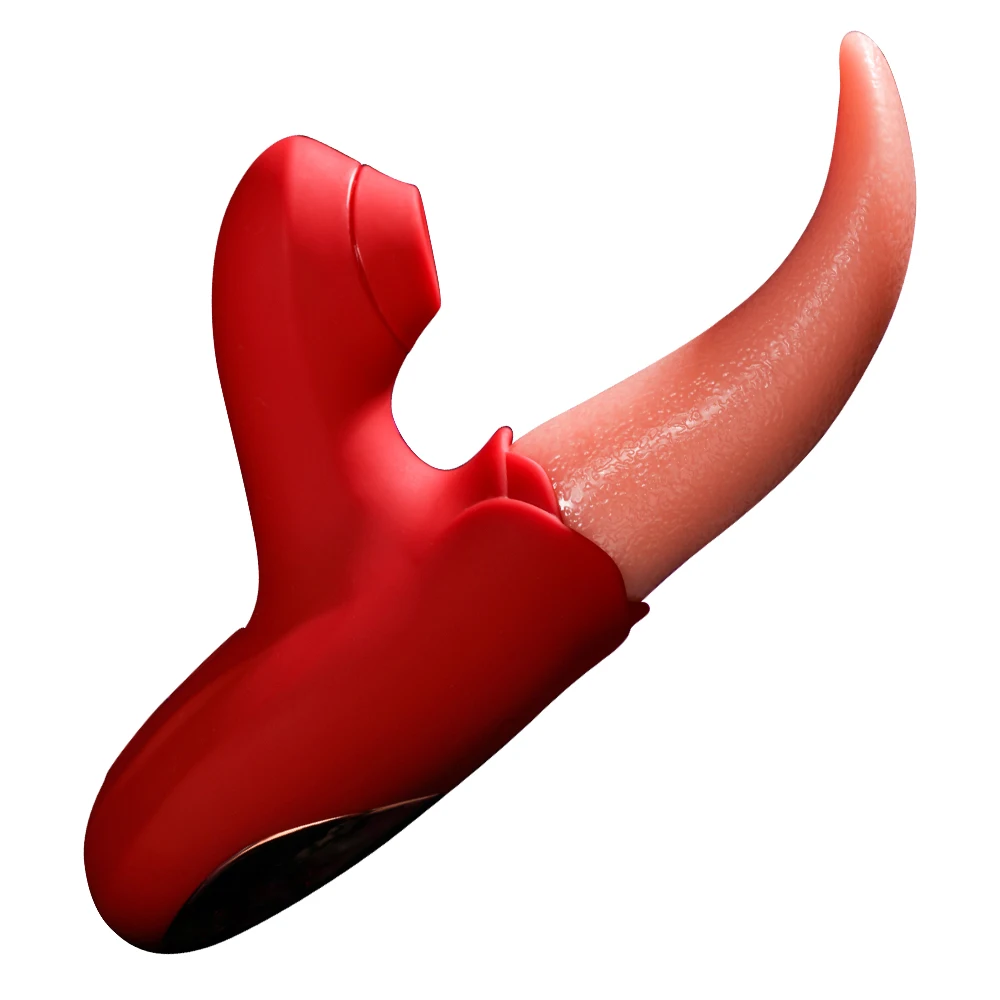 Tongue Vibrator Licking Clitoris Stimulator Licking Sucking Masturbator G Spot Massager For Women S_voghion.com