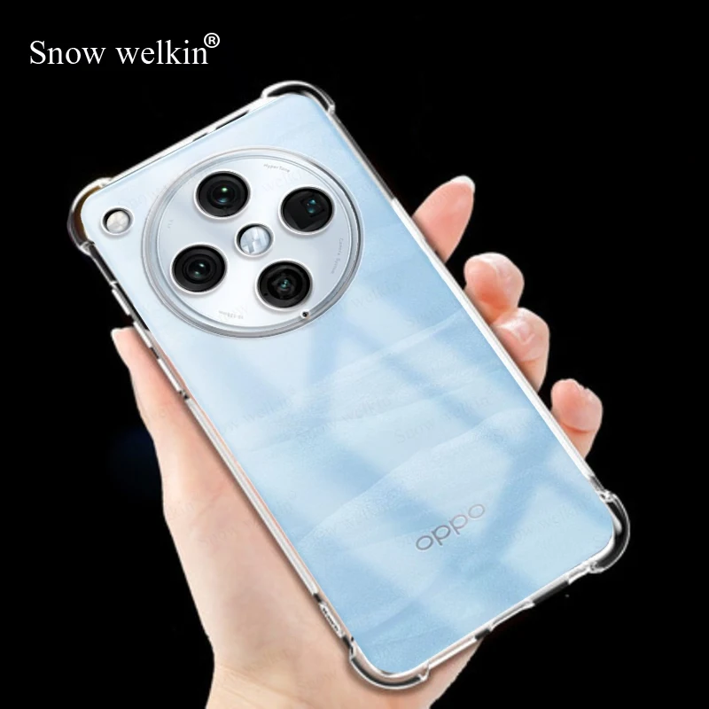 Enhanced Airbag Buffer Shockproof Clear Soft TPU Case