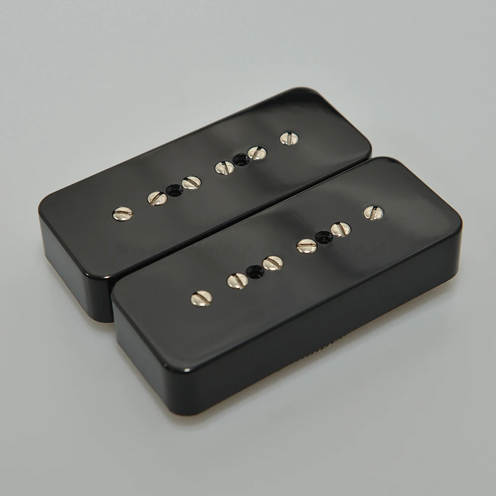 Conjunto Quente Guitarra Elétrica Captador Alnico 5 Ímã Overwound Níquel-prata Baseplate Pescoço Ponte Captadores um 90hot s - Image 4