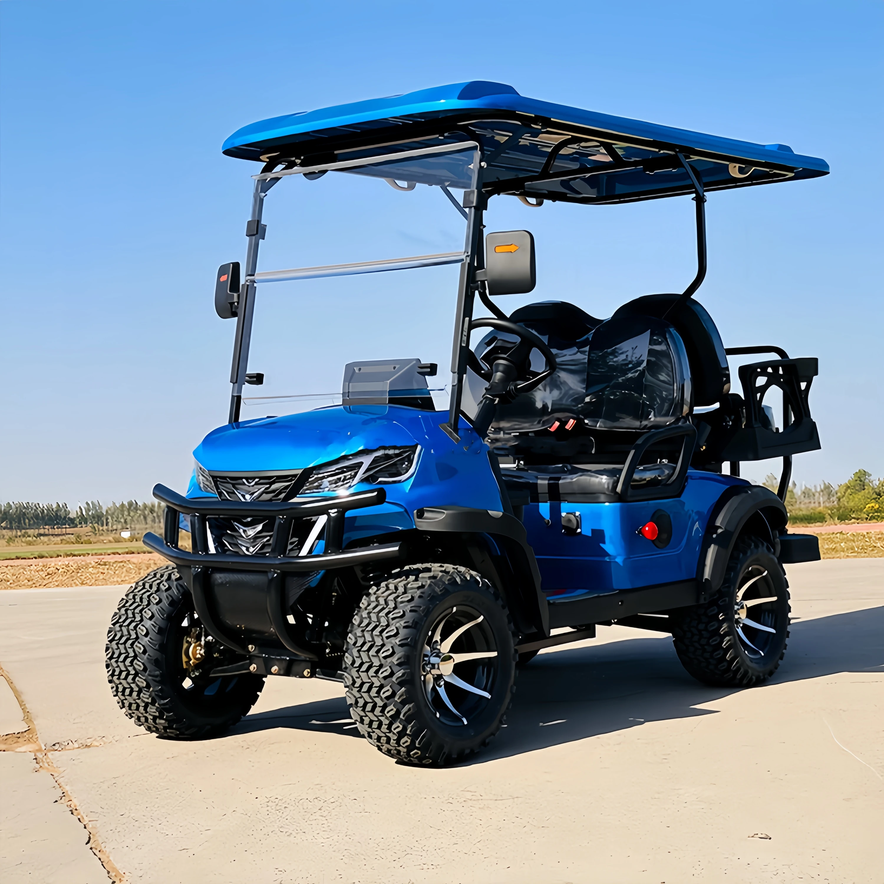Trustworthy China Supplier Professional Design 6+2 Seats Golf Carts Electric Golf Cart Mini Cart