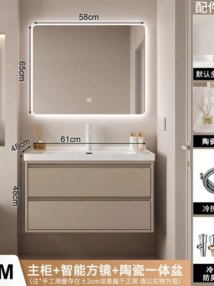 #Bathroom Furniture Home Washhand Stand Full Washbasin Set Modern Shower Cabinet Luxury Full Hovedskapet Furniture Bathroom