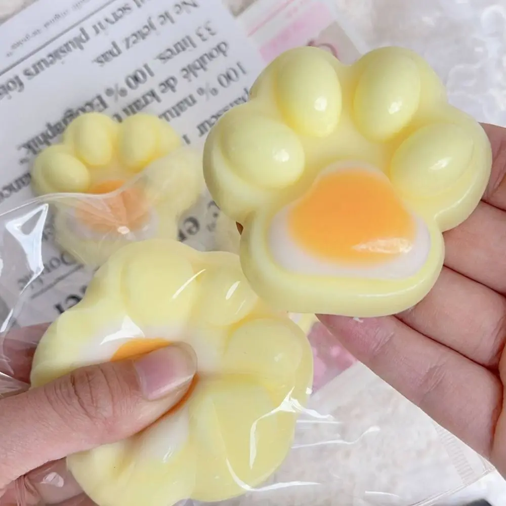 Creativity Squeeze Squeeze Cat Paw Toys Sticky Soft Cat Paw Decompressing Toy Abreact Relief Relax Toys antistress foot kids toy 3
