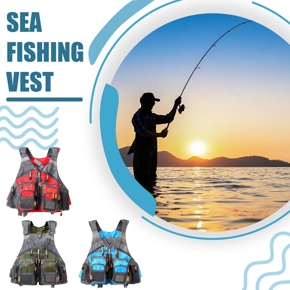 

Adjustable Fishing Life Vest - Fit For Fishing Adventure Breathable Life Jacket For Fishing