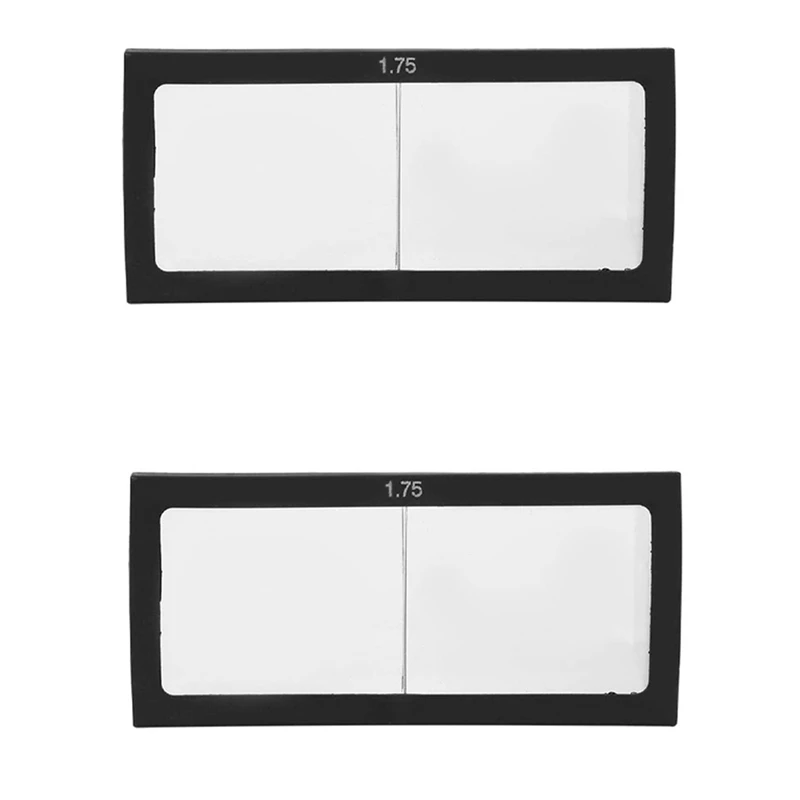 

2X Arc Welding Magnifier Lens Welder Screen Helmet Glass Diopter 1.75 Anti-Glare Welding Mask Goggles Retail