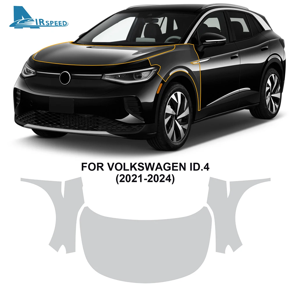 Pellicola Protettiva TPU Invisibile per Volkswagen ID 4 2021-2024, Strato Protettivo Antigraffio, Accessori per Modifica Auto - Image 2