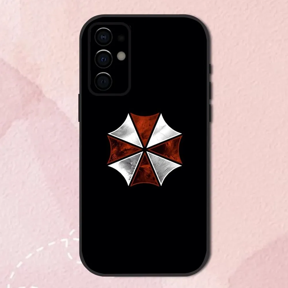 Black Soft Shell Phone Case featuring Resident Evil Design