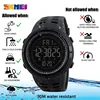 SKMEI 1251 Multifunction Watches Alarm Clock Chrono 5Bar Waterproof Digital Watch reloj hombre Outdoor Sport Watch Men 6
