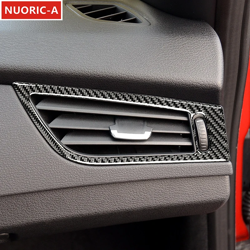 

Центральная консоль из углеродного волокна, двусторонняя рамка для выпускного отверстия, декоративная накладка для BMW Z4 E89 2009-2016, Стайлинг автомобиля, интерьер