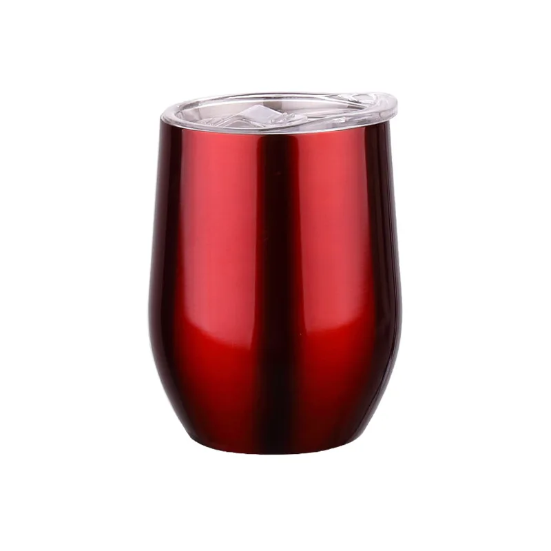 Colorful Egg Shaped Double Wall Stainless Steel Mug 11