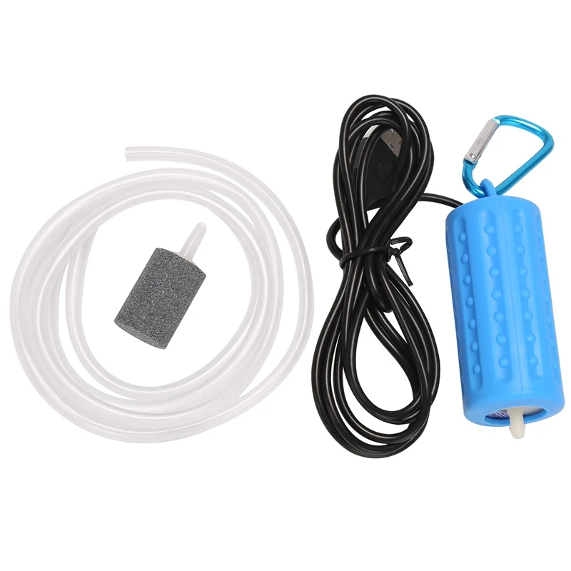 

Usb Mini Aeration Pump Air Pump Aquarium Aerator Ultra Quiet Mini Fish Tank Go Fishing Oxygen Pump