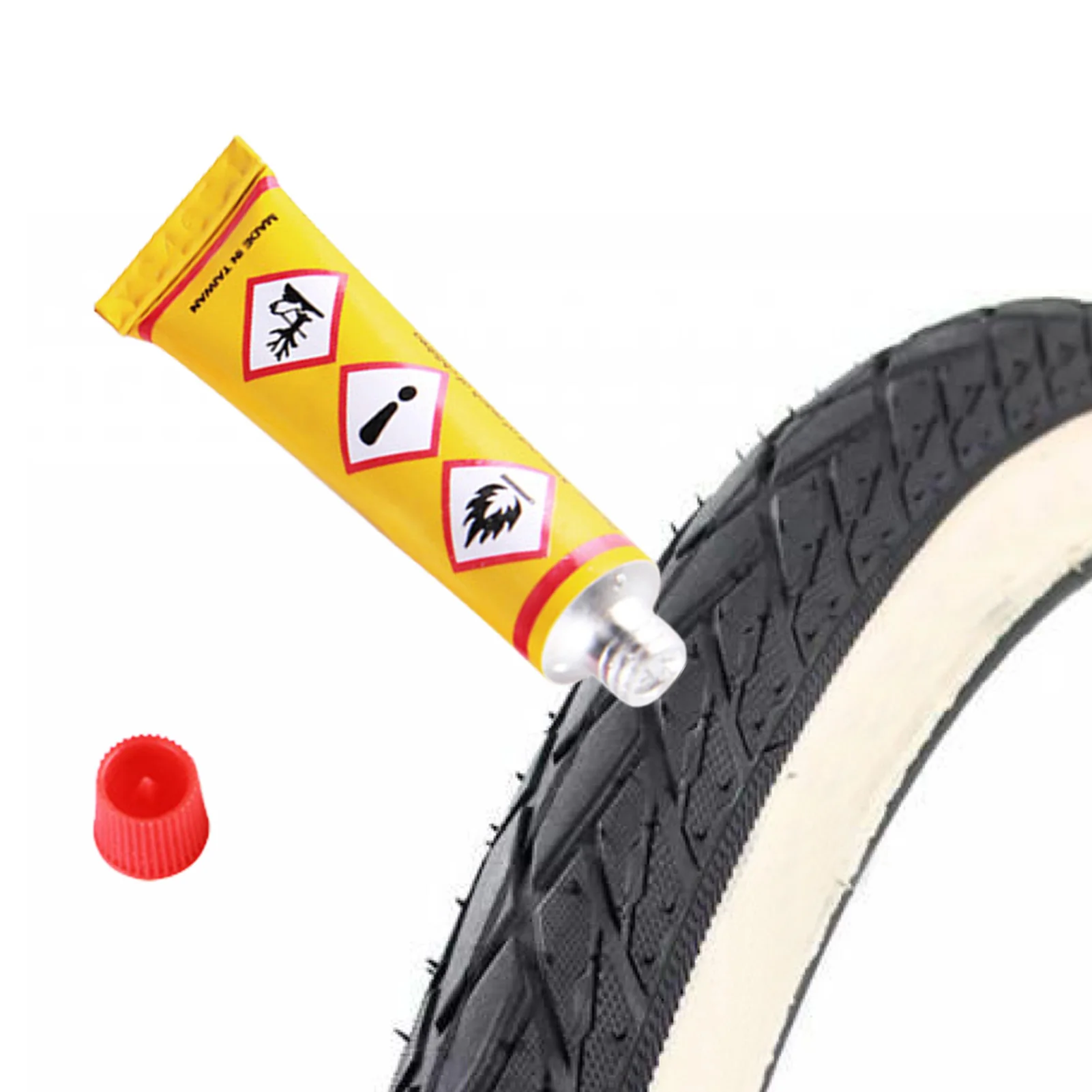 

8ml Rubber Glue Tire Repair Cement Rubber Adhesive For Bonding Rubber And Rubber Instant Super Glue For Rubber Tire Rubber Tube