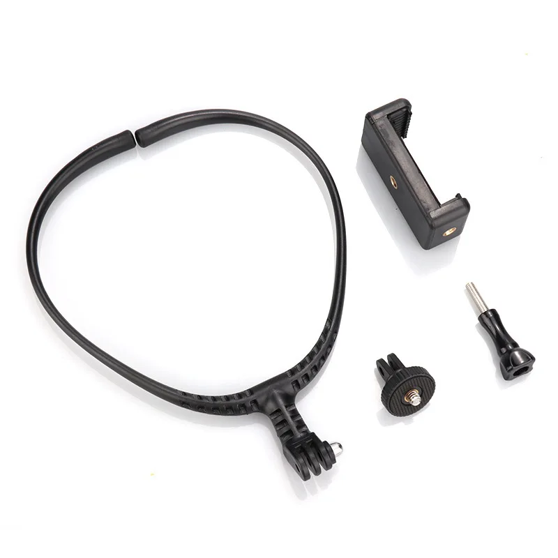 Neck Mount Halskette Halter Kamera POV Halterung für GoPro Hero 13 12 11 10 9 AKASO DJI Osmo Action 5 Pro/4/3 Insta360 Action Kameras – Detail 1