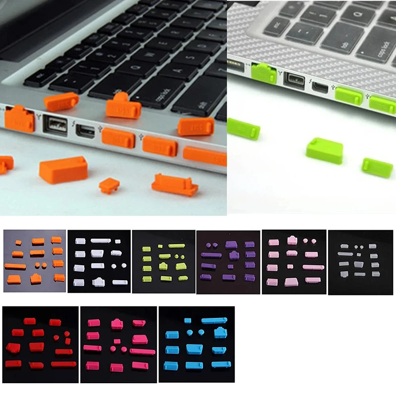 Silicone Anti Dust Plug Set for Laptop and Computer