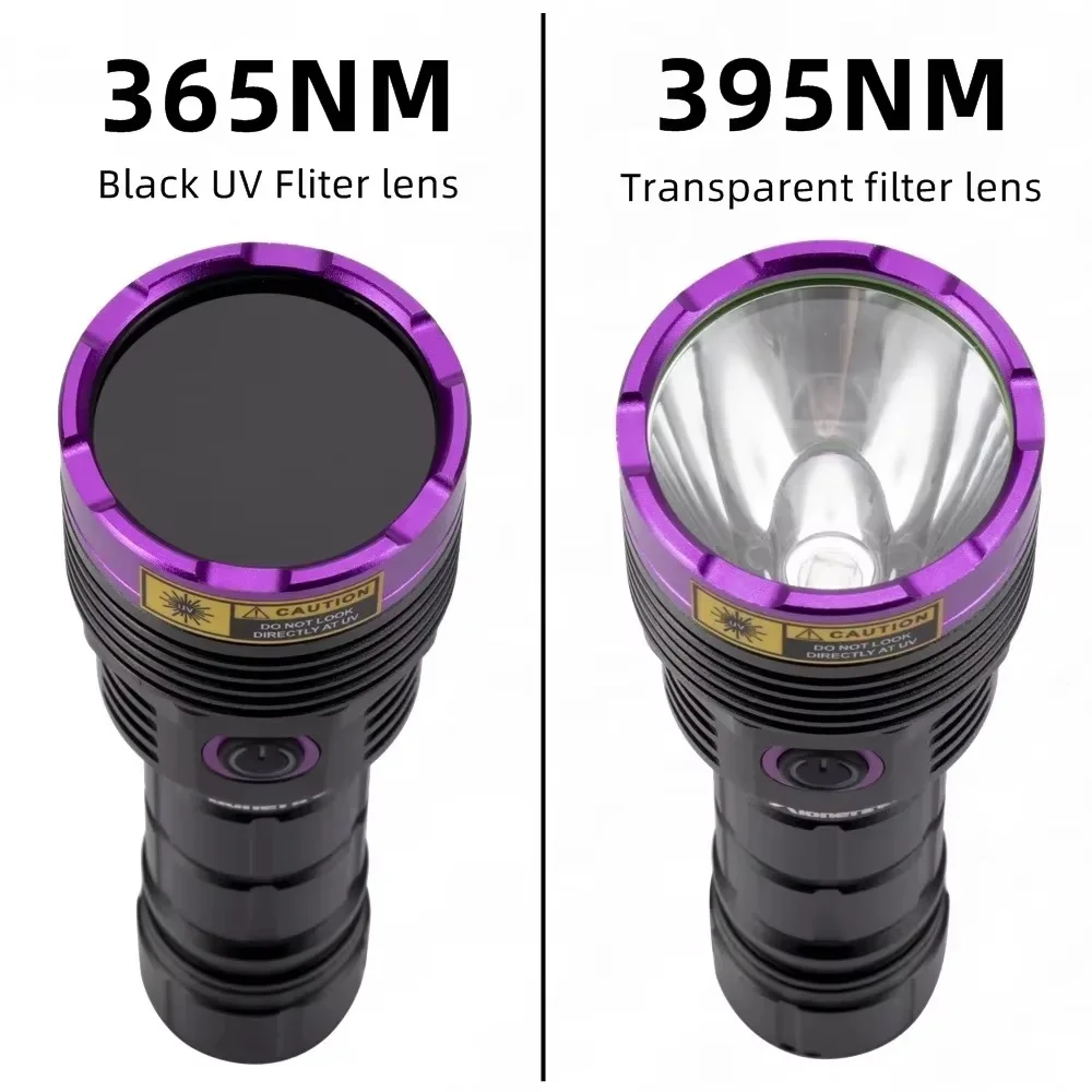 Aluminum UV Flashlight for Pet Stain Detection