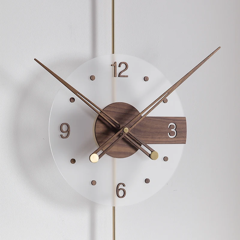 Wall Clock Living Room Creative Timepiece Luxury Minimalist Decor Premium Italianstyle Artistic Corner New Arrival Wall Decor