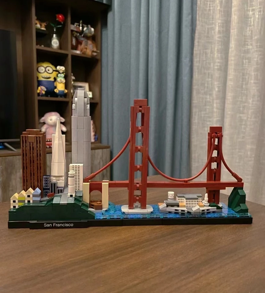New York London Pairs Dubai Lanmark City Skyline Building Blocks 21052 21044  21028  21034 21032 21027 Construction Bricks Set 3
