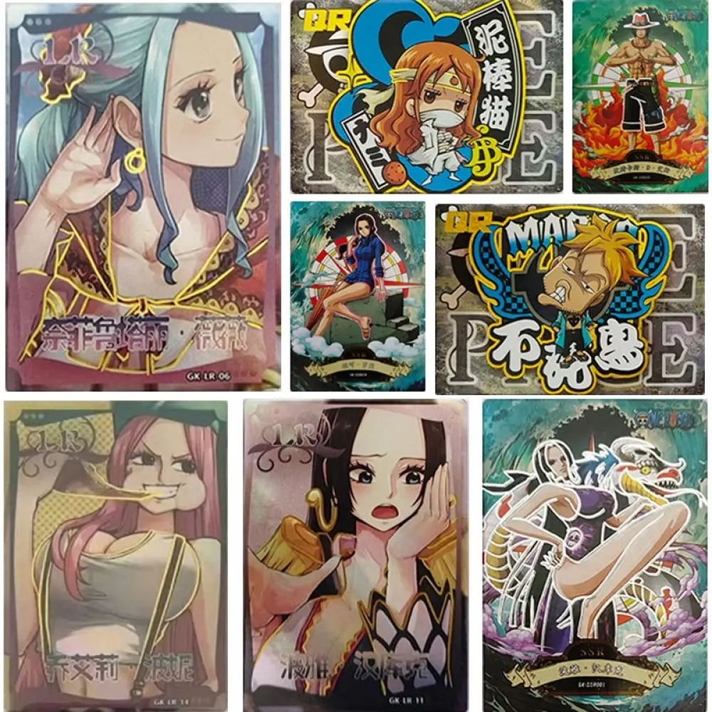 

Аниме ONE PIECE series Yamato Portgas D Ace Roronoa Zoro Boa Hancock Nefeltari D Vivi Коллекционная открытка Рождественский подарок на день рождения