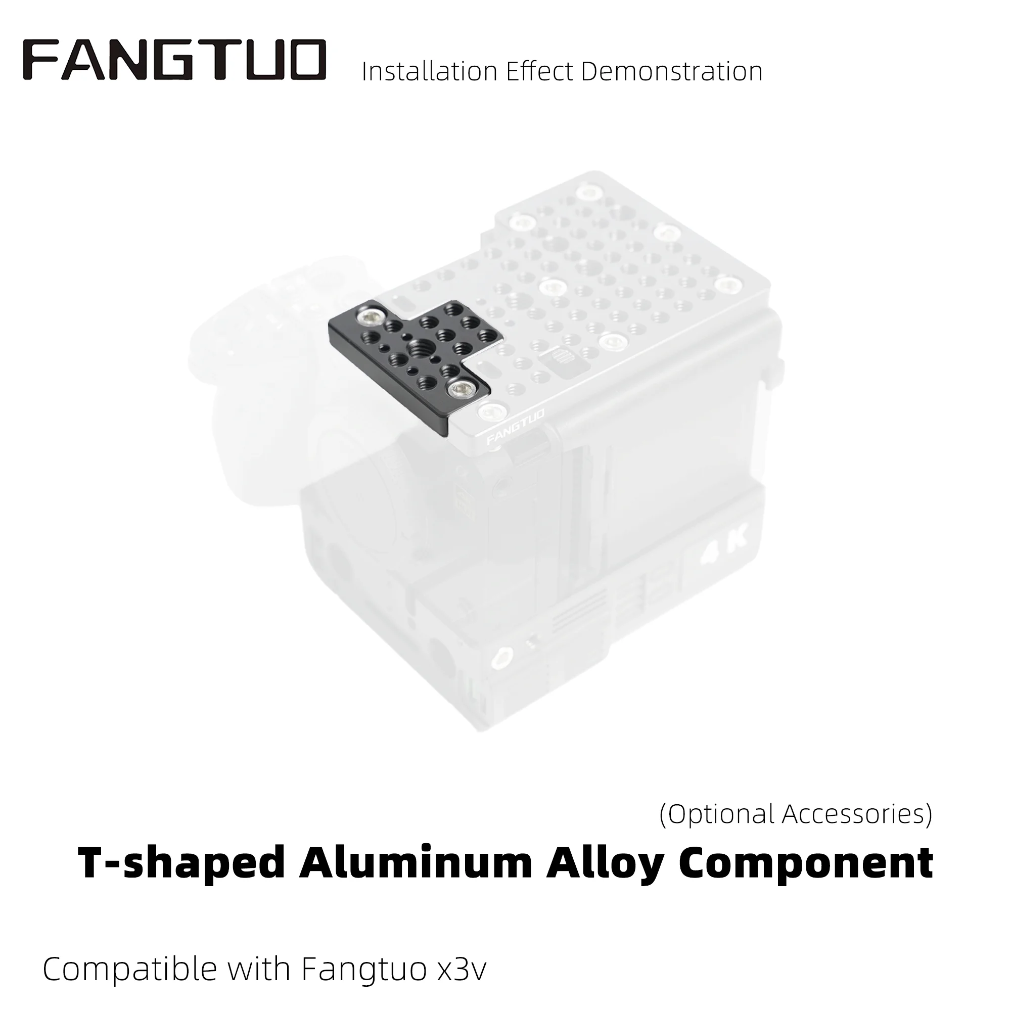 Kit X3V T-shaped Aluminum Alloy Part  Exclusive for third-party handles