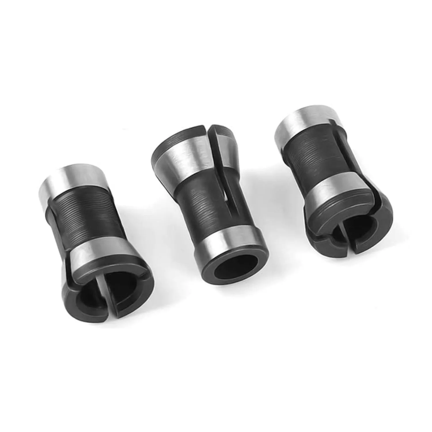 Trimmer Collet Adapter 3pcs High Precision For Engraving Trimming Machine