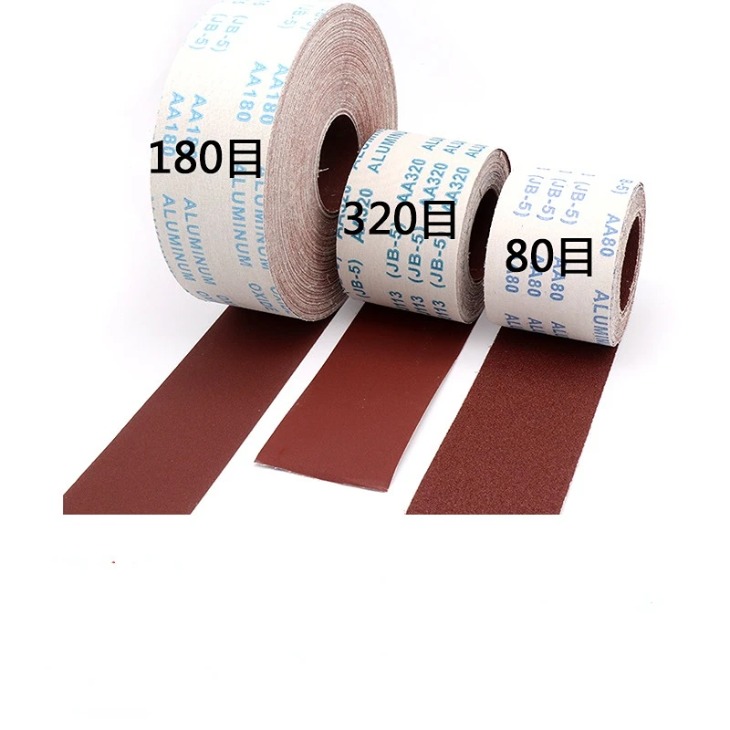 Rouleau papier abrasif corindon 115 mm x 10 M Grain 80 - 542951