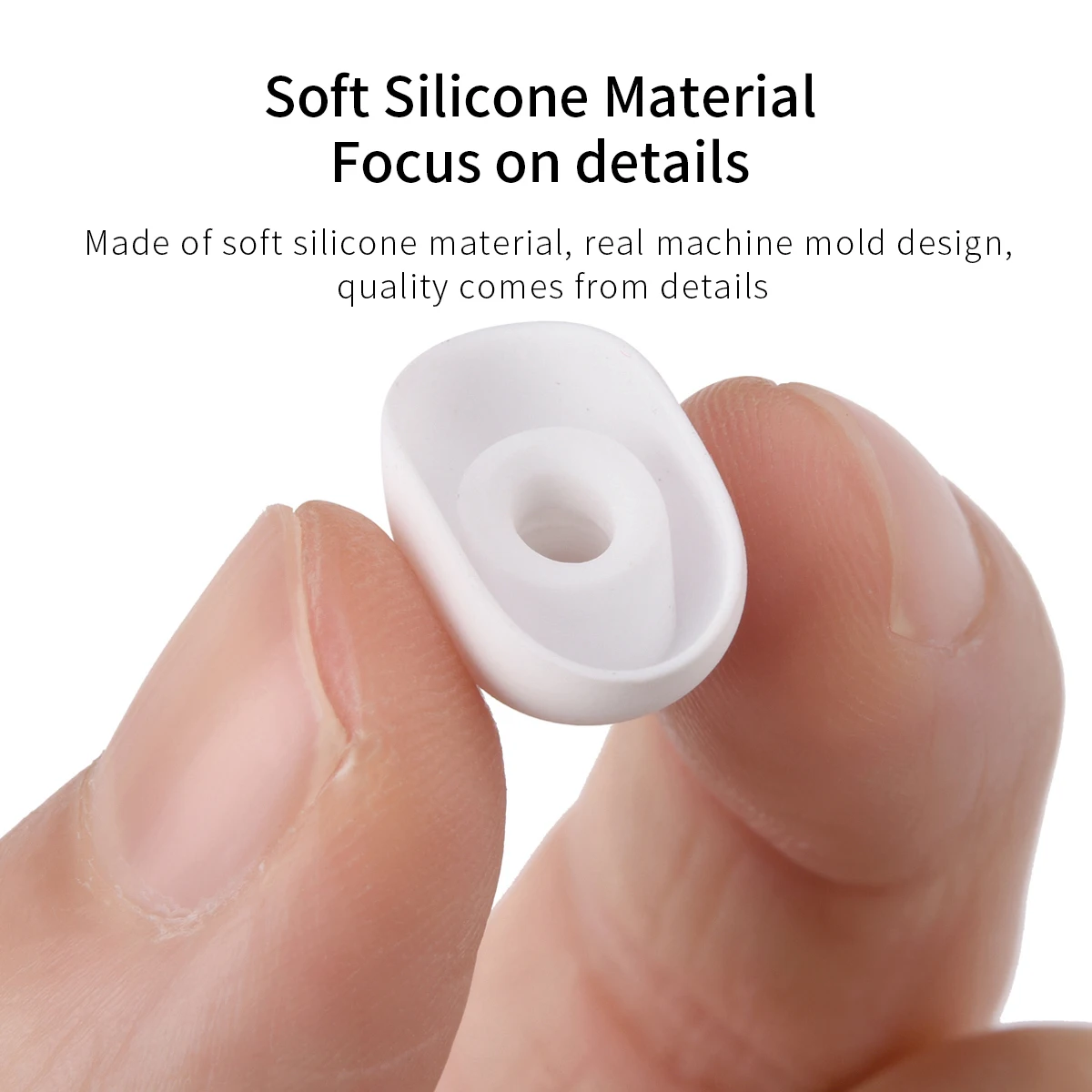 6Pcs Silicone Ear Tips for Lenovo GM2 Pro TWS Earbuds Eartips for LENOVO LP5 Ture Wireless Tips Oval Mouth Earplugs