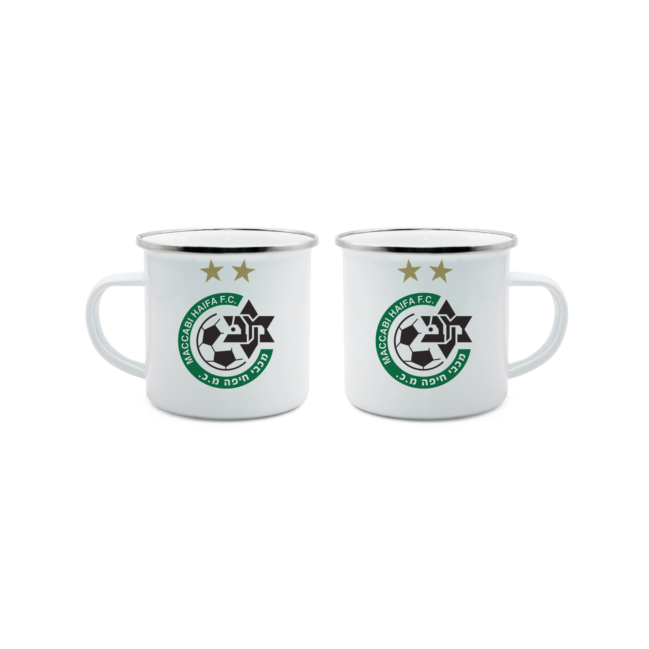 a cup DIY Israel Maccabi Haifa Coffee Mug 11oz Fun Ceramic Coffee Tea Cocoa Cup Handle Tea Cup Drink Cup Drinkware luxury