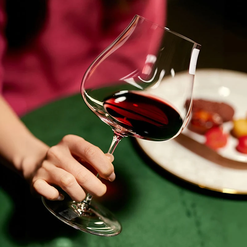Big Belly Burgundy Goblet 4