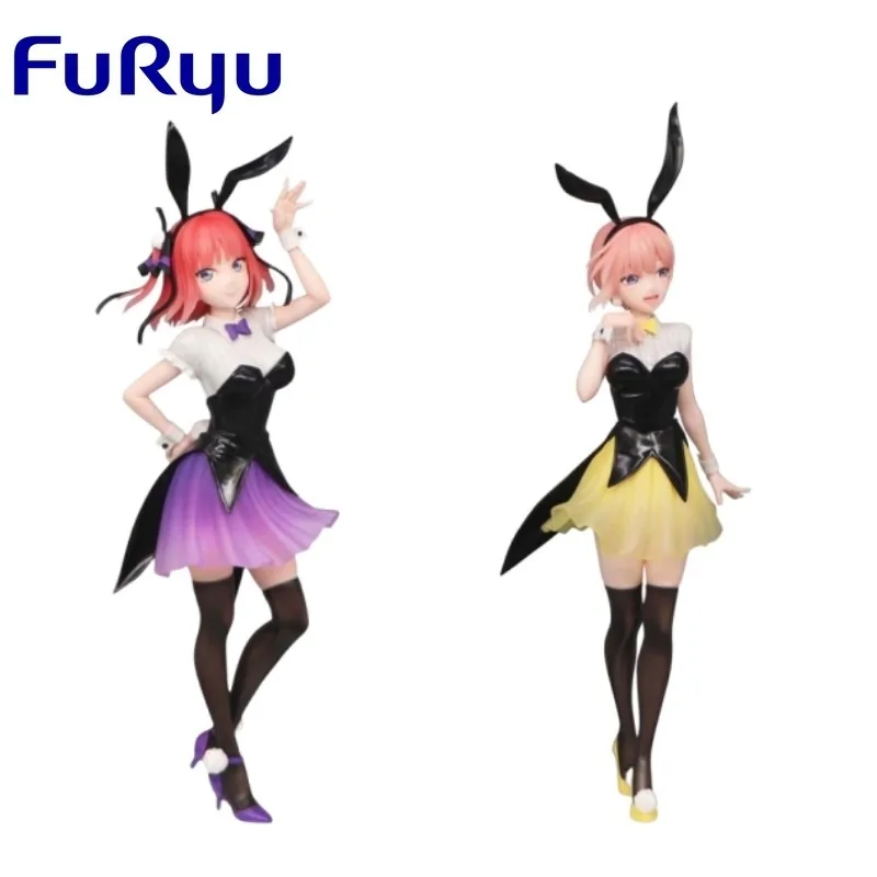 

In Stock FuRyu Original Trio-Try-iT The Quintessential Quintuplets Action Figure Nino And Ichika Bunny Girl Model For Kids