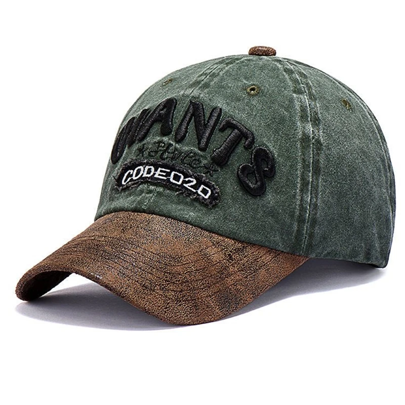 New style Unisex Washed Cotton Baseball Cap GIANTS Letter Embroidery Outdoor Casual Classic Hat For Women And Men 3