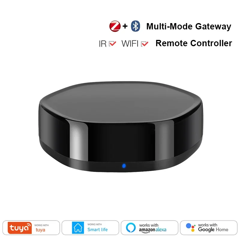 

Tuya WiFi IR Wireless Remote Controller ZigBee 3.0 Bluetooth Multi-Mode Gateway Smart Home Bridge Works With Alexa Google Home